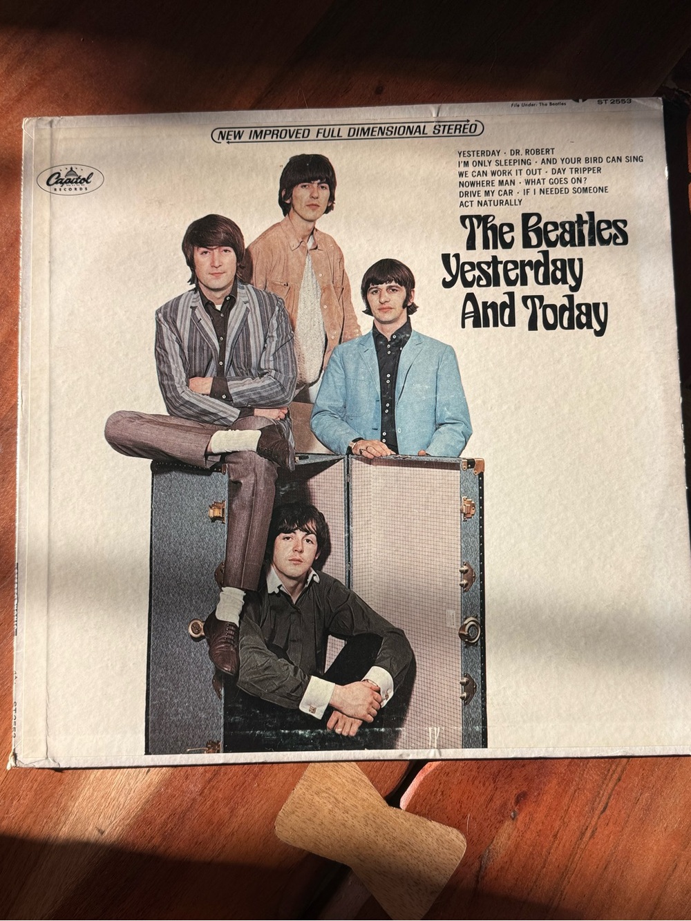 Vintage 1966 Beatles Vinyl - Yesterday... and Today (Stereo)